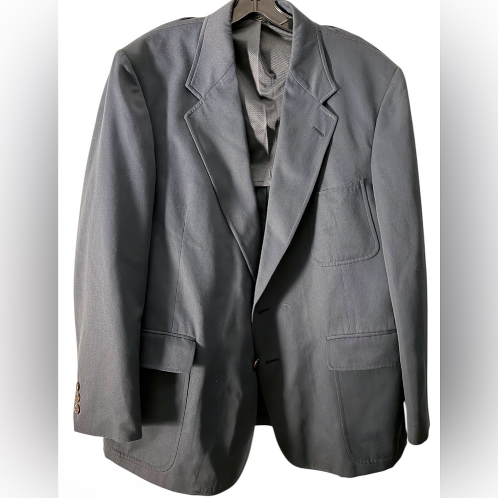 Travelsmith Wrinkle-Free Stretch Travel Blazer, Navy, 46R‎